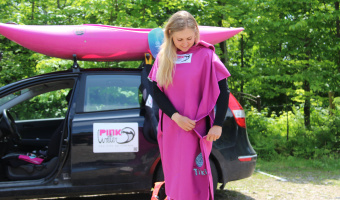 Poncho PINK WATER 2025